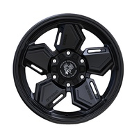 Rines Todoterreno Personalizados de Aleación de Aluminio Negro de 17 y 18 Pulgadas 6x139.7 para Hilux, D-Max, Triton, Colorado 4x4, Pickup y SUV