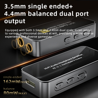 PIVA BJ10 3.5mm 4.4mm 384KHz/32bit Stereo müzik HiFi ses kulaklık amplifikatörü küçük kuyruk güç amplifikatörü DAC DSD ses şifre çözücü