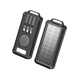 Banque d'énergie solaire extérieure tout-en-un 10000mAh Chargement solaire d'urgence portable avec interface d'entrée micro USB - Product Image 1