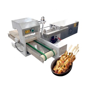 Máquina Eléctrica Automática de Alta Eficiencia <span class=keywords><strong>para</strong></span> Hacer Brochetas de Acero Inoxidable, <span class=keywords><strong>para</strong></span> Kebab, Carne de Res, Cordero, Pollo, Satay, Barbacoa - Product Image 4