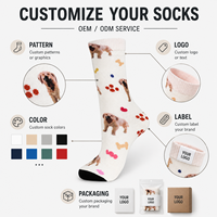 Chaussettes personnalisées sportives OEM pour adultes, automne, en polyester/nylon/coton/bambou/laine, sans couture, résistantes aux déchirures, séchage rapide