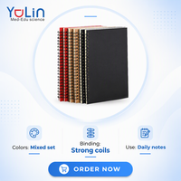 Carnet de notes/journal/agenda quotidien A5 à couverture rigide en PP avec reliure spirale, 50 feuilles, pour usage scolaire et professionnel – Vente en gros