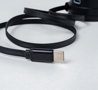 Adaptateur de prise allume-cigare double USB-C 60W PD3.0 SCP 12V 20V, charge rapide, câble rétractable, chargeur d'alimentation pour téléphone de voiture