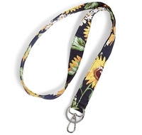 Lanière porte-badge en polyester souple à large boucle, avec boucle de sécurité détachable, pour vente directe