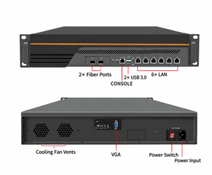 Appliance réseau pare-feu 2U B760 6L2S Intel 12e/13e génération avec six ports 2.5GbE I226V, montable en rack, optionnel 10G SFP Plus - Product Image 6