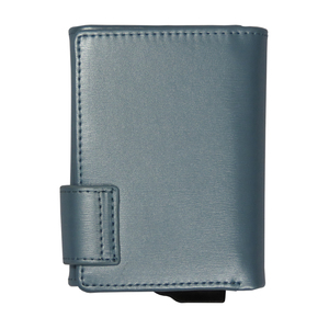 Portefeuille fin CardHoda en PU avec protection RFID, fermeture pliante, porte-cartes court, design minimaliste unisexe - Product Image 4