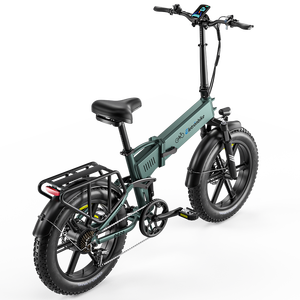 Folding Aluminum <b>Frame</b> <b>Fat</b> Tire <b>Ebike</b> 20"4.0 Full Suspension Electric Bike 250W 55Nm Motor 48V13Ah Battery Hydraulic Brake - Product Image 5