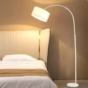 Lámpara <span class=keywords><strong>de</strong></span> <span class=keywords><strong>pie</strong></span> LED moderna <span class=keywords><strong>de</strong></span> 12-18W, 3 temperaturas <span class=keywords><strong>de</strong></span> color, poste alto negro, Incluye interruptor <span class=keywords><strong>de</strong></span> <span class=keywords><strong>pie</strong></span> para <span class=keywords><strong>lectura</strong></span>, dormitorio, estudio, oficina, Hotel - Product Image 5