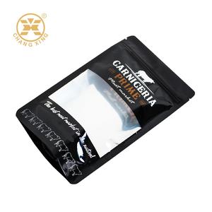 חלון צלול בקר צלול, שקיות פלסטיק רך סטנד-אפ אריזת תחפור מודפס לחטיפים צ 'יפס חום - Product Image 1