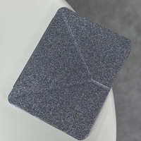 Étui pour tablette en cuir PU transparent avec paillettes, support pliable en Y, pour iPad 10e génération 10,9 pouces, pour iPad 11e génération 2025, étui en TPU