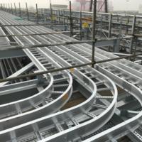 Hdmann Nema Standard - Barre de gestion de câbles industrielle de type échelle, en aluminium anodisé, avec raccords