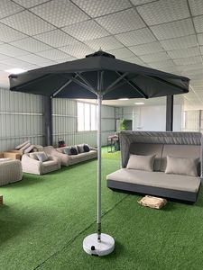 <span class=keywords><strong>Parasol</strong></span> d'extérieur moderne en aluminium avec bouton poussoir inclinable et manivelle, polyvalent pour jardin, restaurant, terrasse, <span class=keywords><strong>auvent</strong></span> solaire pour hôtels, parcs - Product Image 5