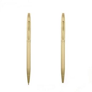 Wholesale Custom Logo Business Gift High Quality Brass Ballpoint Roller Silver <b>Gold</b> & Golden Colors Metal Ball Point <b>Pen</b> - Product Image 3