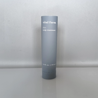 Tubes vides de masque de cheveux de 100ml avec le tube en plastique de PE de brosse de massage de silicone pour le sérum de soin de cheveux