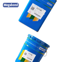 Adhésif de laminage PU bi-composant à base de solvant haute viscosité Megabond, haute résistance à la chaleur, 121, emballage flexible