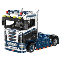 Jie Star JJ9256 Moc Technical 1354Pcs Scania Heavy Truck Bricks Assembling Model Toys for Children Gift Building Blocks Sets