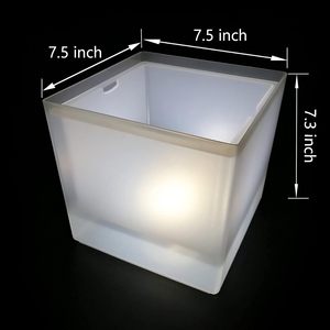 3.5L hai lớp vuông dẫn lưu trữ <span class=keywords><strong>Cube</strong></span> rượu sâm banh rượu uống cocktail bia đá xô cho KTV bên bar nhà đám cưới - Product Image 6