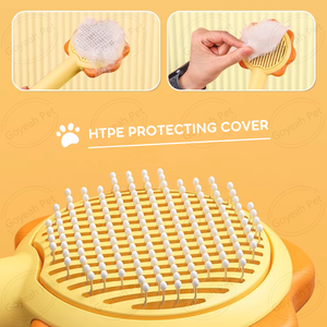 El más nuevo cepillo de autolimpieza para gatos, forma de Animal bonito, cepillo de pelo para el cuidado de mascotas con un clic - Product Image 4