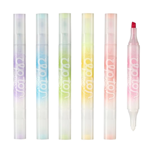 <span class=keywords><strong>Surligneur</strong></span> double tête bicolore à corps dégradé, couleurs <span class=keywords><strong>pastel</strong></span>, marqueur pour journal étudiant, papeterie de bureau, vente en gros - Product Image 1