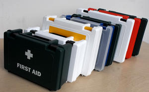 Kit de seguridad montado en la pared, caja de botiquín de primeros auxilios promocional de plástico grande, contenedor impermeable de plástico plano para medicamentos - Product Image 3