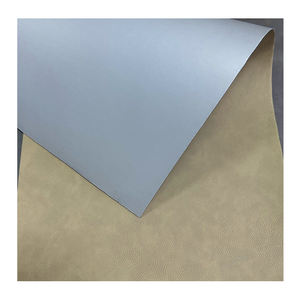 12X18 Pouces Faux Cuir Motif 1.78mm Blanc Laserable <span class=keywords><strong>Similicuir</strong></span> pour Gravure Laser Avec Dos Gris - Product Image 6