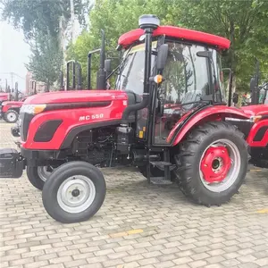Factory price Agricultural farming tractor from china 4x4 wheel tractors trailer 85hp 80hp 75hp 40hp farm tractor