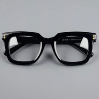 Lunettes de vue en acétate épais de qualité supérieure, verres sur ordonnance personnalisés, montures optiques carrées, lunettes pour hommes et femmes