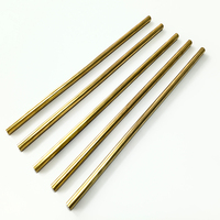 Precision Cut Thick Wall Round Brass Small Diameter Thin Walled Bronze Pipes CNC Lathe Turning Threaded Brass Tubes