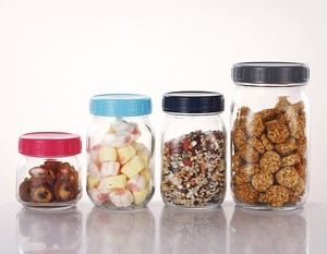 Plastik düzenli ağız cam turşu kavanozu kapaklı silikon halka renkli saklama kapakları konserve kavanoz için Anti-Scratch dayanıklı yüzey - Product Image 6