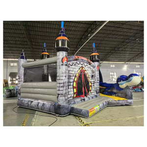 Vente flash - Château gonflable pour enfants <span class=keywords><strong>de</strong></span> qualité commerciale, en forme <span class=keywords><strong>de</strong></span> dragon, avec bâche en PVC <span class=keywords><strong>de</strong></span> 0,55 mm, qualité supérieure et bon prix - Product Image 1