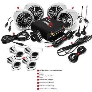 Sistema de Audio Amplificado para Motocicleta Harley de Alta Calidad, 4.1 Canales, 600W, Material ABS, con Radio Multimedia, AUX, USB - Product Image 4