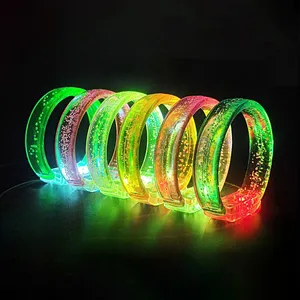 Hot Selling Fashion Led Plastic Bracelet Customized Design Promotional Led Bracelet For Events