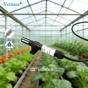Capteur numérique de température et d'humidité intérieur HRTP030 I2C, interface thermo-hygromètre pour CVC et serres, compatible OEM/ODM HRTP030 - Product Image 1