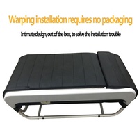 Table de massage chauffante pour spa avec 3 moteurs électriques, en PU, pliable, pour hôtels et salles de sport