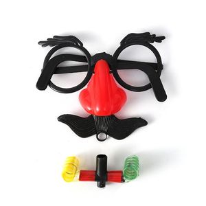 Funny <b>Glasses</b> With Blowing Nose And Mustache <b>Plastic</b> Party Props For Youth Unisex Cartoon Theme - Product Image 4