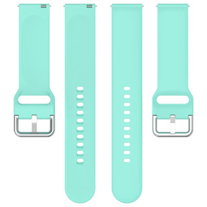 Bracelet en silicone respirant et étanche Forwelleny avec boucle ardillon pour montre connectée Huami Bip <span class=keywords><strong>5</strong></span> – Tailles 20 mm/22 mm - Product Image 4