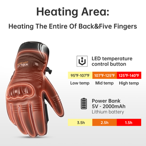 Guantes de Pesca y Motociclismo con Calefacción Eléctrica USB, Ligeros, para Clima Frío, Calentadores de Pies y Manos, Venta al Por Mayor - Product Image 5
