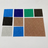 Échantillon gratuit pas cher clair 1.8mm 2mm 3mm feuille gaufrée feuilles de soleil en polycarbonate écologiques feuilles gaufrées Pc