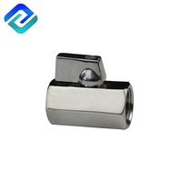 Fabricant personnalisé 304 mini vanne en acier inoxydable npt classe 600 vanne à boisseau sphérique vanne de régulation du débit d'eau