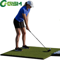 Tapis de golf en mousse NBR haute résilience 15 mm, tapis d'entraînement de putting en nylon pour gazon, marque GSM