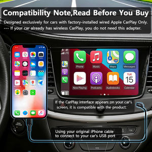 Adaptador de Pantalla Inalámbrico <span class=keywords><strong>4</strong></span> en 1 Koogold con Puerto USB para Carplay, Permite Ver Videos de Netflix, TikTok y <span class=keywords><strong>Amazon</strong></span> Prime Video - Product Image 5