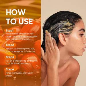 Prévient la perte de cheveux, améliore l'épaisseur, huile de Batana 100% brute pressée à froid, masque capillaire biologique pour hommes et femmes, tous types de cheveux - Product Image 6