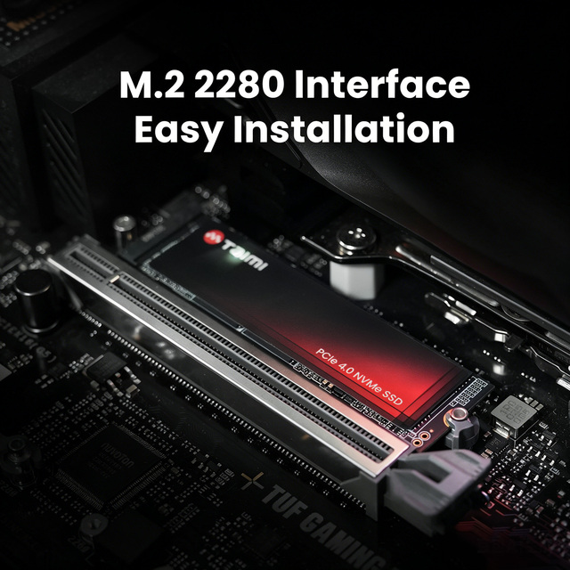 Taimi Full Speed PCIe 4.0 X4 M.2 NVMe SSD 1TB Internal for Desktop with 3-Year Warranty and Maximum Throughput