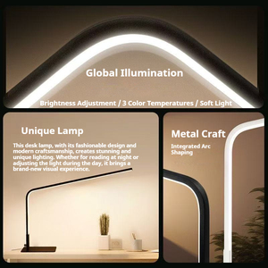 Lámpara de Escritorio LED SleekLine Minimalista para el Cuidado de la Vista, para Oficina en Casa - Product Image 5