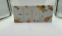 Boîte en carton blanche personnalisée pour masques, soins de la peau, coffret d'emballage écologique, 10 pièces