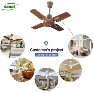 EVERFLY 24-Zoll 4-Metallblatt AC-Deckenventilator mit Licht, Energieeffizienzklasse A, leiser Betrieb für Haushalt & Garage - Product Image 3