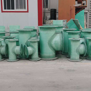 Té FRP haute résistance résistant à la pression GRP Tee pour détournement de fluide de pipeline industriel - Product Image 4