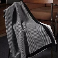 Couverture tricotée de luxe en polyester toutes saisons pour avion, bureau, canapé, sieste, voiture – Mimixiong – Vente chaude – Motif jacquard mignon animaux moutons