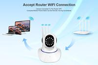 Caméra intelligente sans fil domestique HD 1080P NKIWI P2P 360 degrés PTZ Ampoule Wifi IP 5G Capteur d'imagerie CCD Données cloud