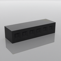 Connecteurs Femelles Personnalisés à Contact Cuivre Plaqué Or, Étanchéité IP67, Pas de 1,0 mm, 1 à 40 Broches pour Circuits Imprimés Monorangées